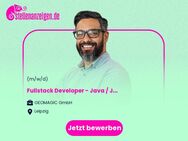 Fullstack Developer - Java / JavaScript (m/w/d) - Leipzig