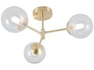 Brilliant Deckenleuchte Gitse, ohne Leuchtmittel, Deckenlampe Ø 49 cm, G9, Metall/Glas