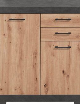 FMD Kommode Bristol, in unterschiedlichen Tiefen, mit Schubladen, Massivoptik