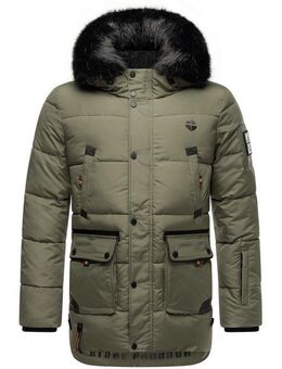 Stone Harbour Steppjacke Mironoo stylische Outdoorjacke mit großer Kapuze