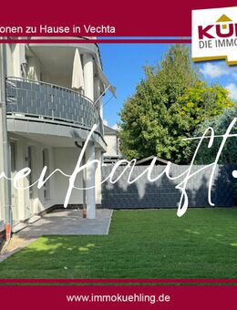 Exklusiv modernisierte Erdgeschosswohnung mit Garten in Toplage! - Vechta