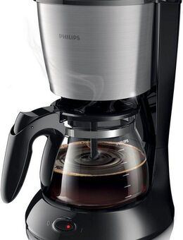 Philips Filterkaffeemaschine HD7462/20 Daily Collection, 1,2l Kaffeekanne, Papierfilter 1x4, Aroma-Twister, Tropfstopp, Abschaltautomatik, Schwarz