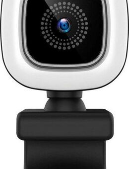 Hyrican HYRICAN ST-CAM554 UHD Webcam 3840x2160 Pixel mit Ringlicht 12MP Webcam (4K Ultra HD)