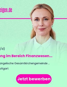 Leitung im Bereich Finanzwesen, 100 % (m/w/d) - Stuttgart