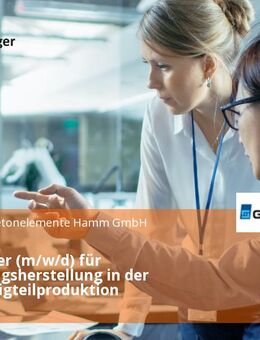 Vorarbeiter (m/w/d) für Bewehrungsherstellung in der Betonfertigteilproduktion - Hamm
