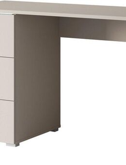 INOSIGN Schreibtisch Vera (1-St), Modernes Schreibtisch mit LED, Push-to-Open und 3 Schubladen.