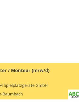 Montageleiter / Monteur (m/w/d) - Ransbach-Baumbach