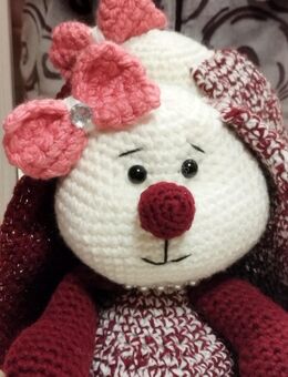 "Heidi" ❤️ "Heidi" ❤️ Hase gehäkelt Amigurumi Kuscheltier Plüschtier - Kerken