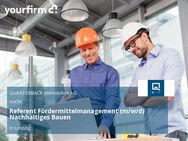 Referent Fördermittelmanagement (m/w/d) Nachhaltiges Bauen - Leipzig