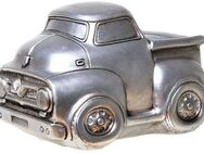 Ambiente Haus Spardose Pickup, silberfarben, (1-tlg), Sparschwein, Retro-Design, ideales Geschenk