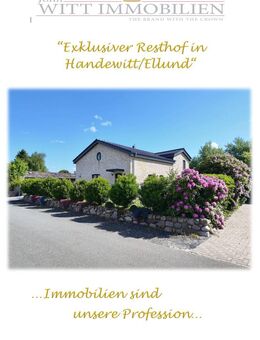 Exclusiver Resthof in Handewitt / Ellund (nur 11 Km bis Flensburg) mit zusätzlichem Baugrundstück ! - Handewitt
