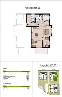 Sonnige 3-Zi.-Neubau-Wohnung im 1. OG in bevorzugter, ruhiger Lage - Haus B, WHG 3