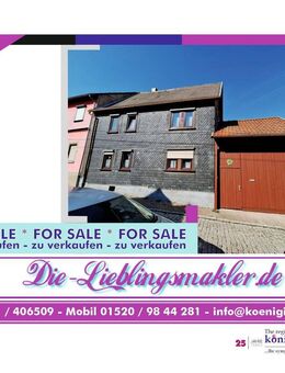 mod.-bed. EFH | Zufahrt | Hof | Garten | Scheune| Nebengelass | Oberdorla - Vogtei