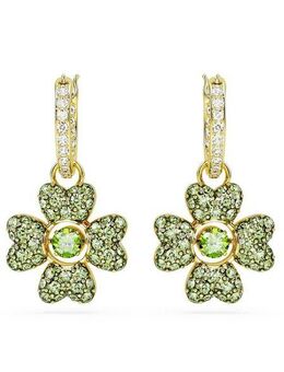 Swarovski Paar Creolen IDYLLIA, mit Swarovski® Kristall Swarovsi® Zirkonia - Einhänger abnehmbar
