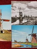 3 alte Postkarten mit schönen Ansichten Holländischer Mühlen in 57572