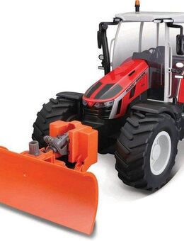 Maisto Tech RC-Traktor Massey Ferguson 5S.145 mit Schnee-Schieber, 2,4GHz, mit Licht