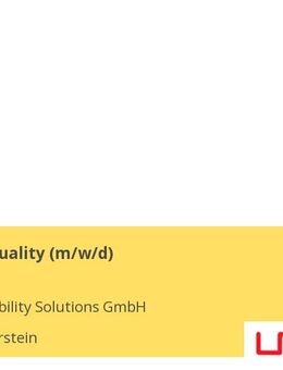 Manager Quality (m/w/d) - Idar-Oberstein