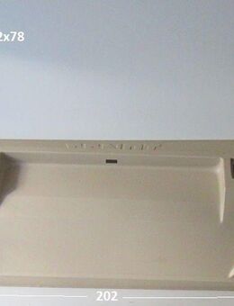 Fendt Heckschürze mit Leuchtenhalter beige, ca 202 x 78 (Lagerwage - Neuware mit Lagerspuren) - Schotten Zentrum