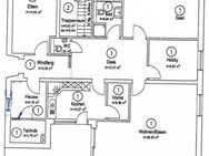 Große 4-Zimmer-Erdgeschosswohnung in Beverstedt mit Südgarten und Blick ins Grüne - Beverstedt