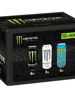Monster Energy Zero & Mango Loco Mix - Energetisches Getränk, 500ml (12er-Pack) - Ingolstadt