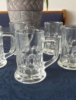 5 Schnapsgläser, dickes Glas und Maße siehe Fotos - Kassel Brasselsberg
