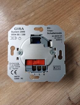 Gira 085400 / I00 System 2000 NV Triac Schalteinsatz NEU - Remscheid