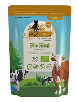 Sparpaket catz finefood Bio 24 x 85 g - No.507 Bio-Rind