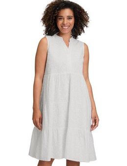 Cartoon Spitzenkleid Cartoon Damen Sommerkleid Spitzenkleid mit Lochmuster Design