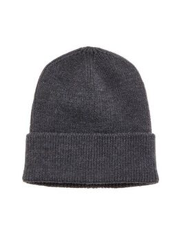 LASCANA Strickmütze Beanie mit Umschlag, Wintermütze, Herbstmütze, Mütze, Feinstrick
