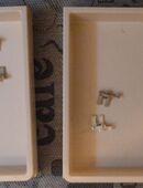 SieMatic Küchen-Schubladen, Kunststoff 80er/90er ohne Front, mit Halterungen in 67098