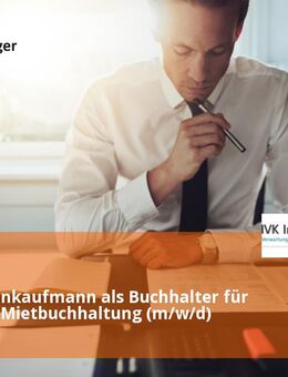 Immobilienkaufmann als Buchhalter für WEG- und Mietbuchhaltung (m/w/d) - Leipzig