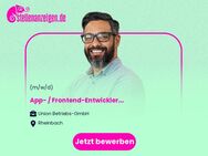 App- / Frontend-Entwickler (m/w/d) - Rheinbach