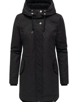 Ragwear Kurzmantel Cannas YOUMODO Kurzer Damen Mantel mit verstellbarer Kapuze