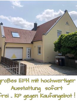 Großes EFH mit hochwertiger Ausstattung, sofort frei! KP gegen Gebot! - Villenbach