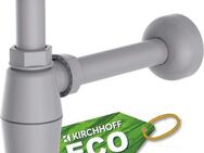 Kirchhoff Siphon ECO-SAVE, (Set), Ablaufgarnitur für Waschbecken und Waschtisch
