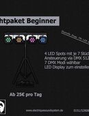 [VERMIETUNG] Lichtpaket Beginner in 39110