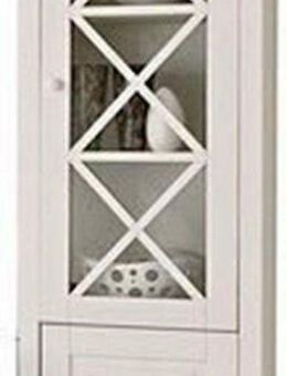 Home affaire Vitrine Lisa aus schönem massivem Kiefernholz, mit einer schönen Glastürfront