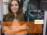 Software Developer Backend / Full Stack /Cloud Developer (w/m/d) für unser Innovation Lab - Düsseldorf
