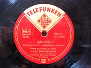 Schellack Schallplatte: Goldy und Peter de Vries - Lula-Leila / Fern am Strande von Samoa - Biebesheim (Rhein)