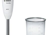 BOSCH Stabmixer CleverMixx MSM24100, Mixbecher, ergon. Griff, Made in Europe, weiß/rot, 400 W, schnelles Mixen auf Knopfdruck