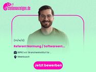Referent Normung / Softwareentwickler/-integrator (m/w/d) - Meerbusch