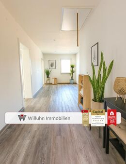 Wie im eigenen Haus: Erdgeschosswohnung mit Garten & Terasse! | Tageslichtbad & Fußbodenheizung! - Schönwölkau