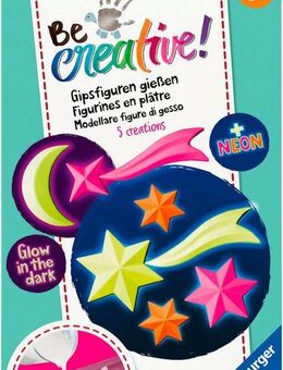 Ravensburger Kreativset BeCreative Mini, Leuchtsterne, Made in Europe