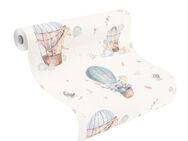 Rasch Kindertapete, glatt, uni, (1 St)