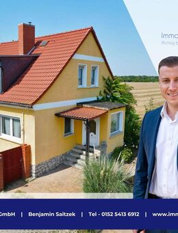 Freistehendes Einfamilienhaus in Feldrandlage - Wohnen mit Weitblick - Nienburg (Saale)