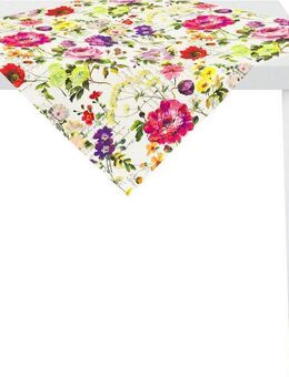 APELT Mitteldecke 6850 SUMMERTIME, Sommerdeko, Sommer (1-tlg), mit Sommerblüten, Digitaldruck, Blüten Motiv