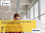 Marketing Manager Schwerpunkt CRM & Direktmarketing (m/w/d) - Düsseldorf