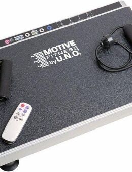 MOTIVE FITNESS by U.N.O. Vibrationsplatte Elegance, 200 W, 30 Intensitätsstufen, (Set, mit Trainingsbändern)