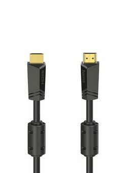 Hama High Speed HDMI™-Kabel, Stecker - Stecker, 4K, 10m vergoldet HDMI-Kabel, HDMI, (1000 cm), Ethernet HDMI™-Kabel