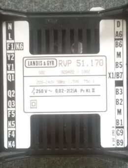 Siegermatic 22 BE Steuerung Regelung / Landis&Gyr RVP 51.170 - Stuttgart
